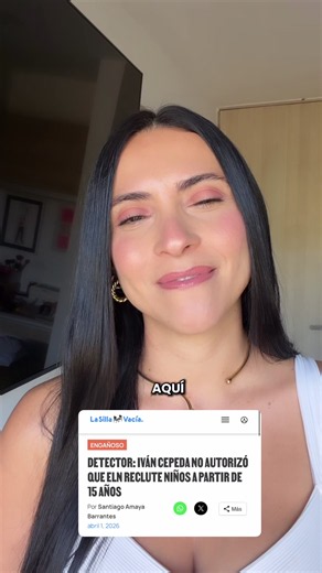 Cepeda NO autorizó reclutar menores. Lee más aquí como recomendado: https://www.lasillavacia.com/detector-de-mentiras/enganoso/detector-ivan-cepeda-no-autorizo-que-eln-reclute-ninos-a-partir-de-15-anos/