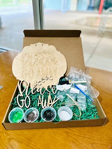 DIY Please Go Away Sign Kit Paint Your Own, Diy Wall Hanger, Unfinished Diy Wood Kit, Blanks to Decorate, Funny Sign, Door Hanger - Etsy Australia