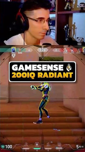 This is Gamesense of 1 Top Radiant ( 1v3 ) 🏆 valorant gameplay live highlights daily clutch clips