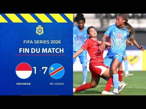 INDONESIA 1-7 DR CONGO | WOMEN’S FIFA SERIES 2026 | ALL GOALS & HIGHLIGHTS
