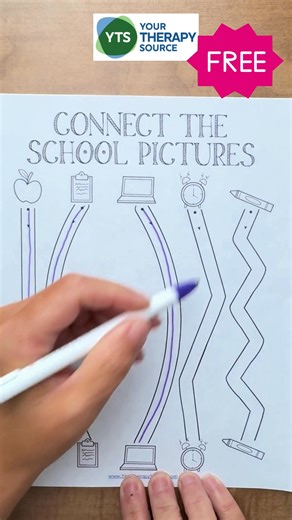 23K views · 55 reactions | Prewriting freebies with a school theme! | Your Therapy Source | Facebook