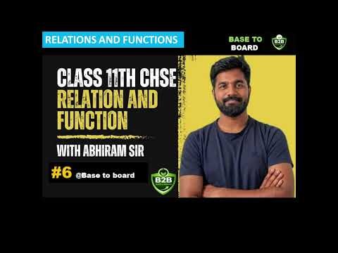 Relation & Function | Function Problems Equal Functions Definition & Questions | Class 11 CHSE ODIA