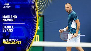 Navone vs. Evans Highlights | Round 2 - US Open Highlights & Features