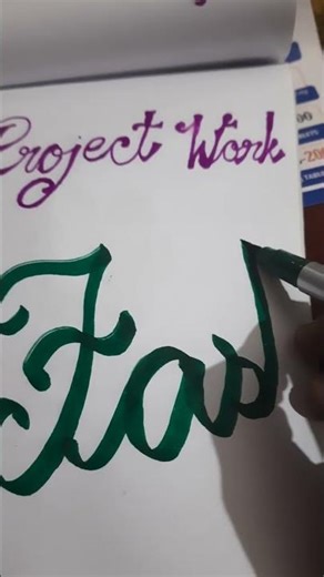 # How to write word Fast in cursive writing ✍️ #