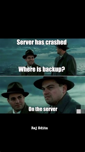Backup #codeadventure #codingandprogramming #memes #codeprep #funny #viralshorts