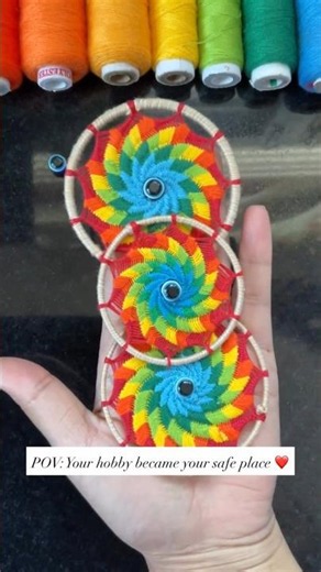 Dream catcher tutorial 🧿 #handmade #mandala #tutorial