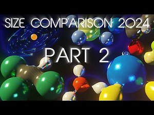 Size Comparison 2024 (Part 2) 4K 60FPS 3D