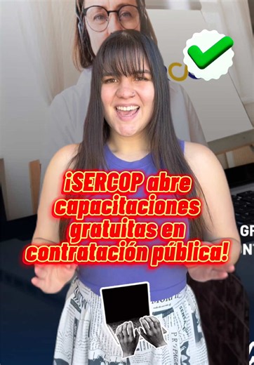 ¡El Servicio Nacional de Contratación Pública anunció una capacitación virtual gratuita en contratación pública!✅ #sercop #ecuador #curso #capacitacion #contrataciones