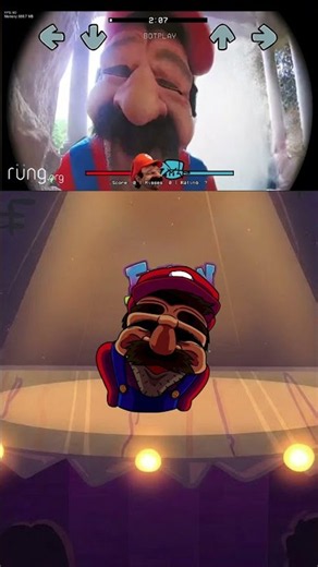 [FNF] Ring Cam Mario | FNF Character Test | Friday Night Funkin' #fnf #mario