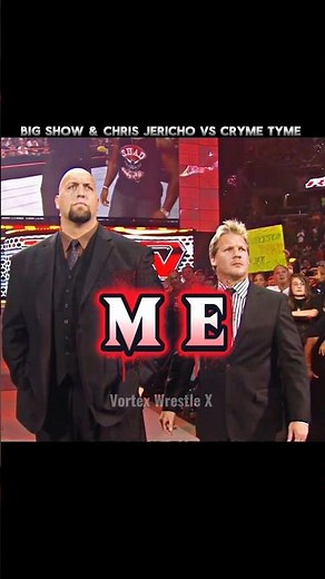 Big Show & Chris Jericho vs Cryme Tyme 🥶🔥| Shaq Destroy Big Show ☠️| Raw 2009 🥵 Edit
