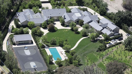 Kim Kardashian's incredible €17.3m Hollywood mansion is finally finished after five years of building work