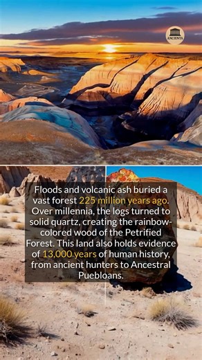 A forest turned to stone holds 13,000 years of human secrets. #history #ancienthistory #archaeology #nationalpark | Ancienta