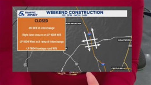 Construction closures planned this weekend on northwest side