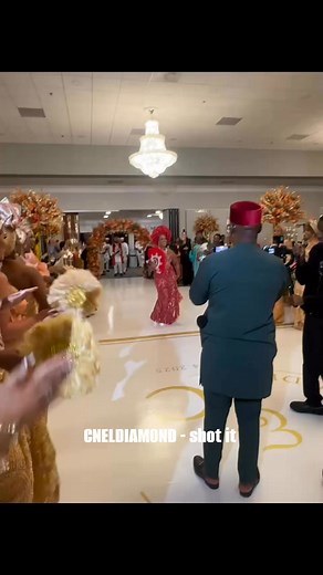 Grand entrance of the bride @ highlights | Chinelo Ekwensi