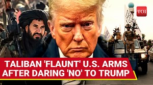 58K views · 707 reactions | The #Taliban has rejected #DonaldTrump's demand to return $7 billion worth of U.S. military equipment left in #Afghanistan. Trump previously threatened to cut financial aid unless the equipment, including aircraft, munitions, and high-tech gear, was returned. | The Times of India | Facebook