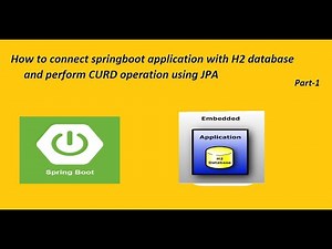 Connect Spring Boot application with H2 database