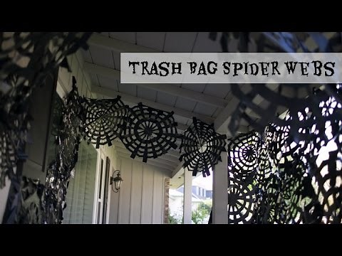 Trash Bag Spider Webs