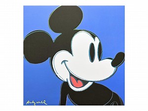 ANDY WARHOL - Mickey Mouse - Signed, Numbered Edition 523/2400, 60 X 60 Cm, Edition CMOA #artwall #artgift #popart #artprint - Etsy