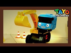 Can tayo lift heavy things? Tayo the Excavator l Tayo's Toy Adventure #19 l Toy Play Show for Kids