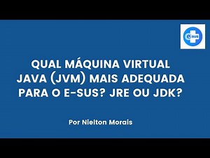 QUAL MÁQUINA VIRTUAL JAVA (JVM) MAIS ADEQUADA PARA O E-SUS? JRE OU JDK?
