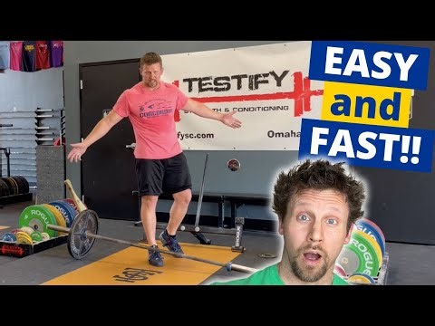 How to Load a Barbell for Deadlifts the EASY Way!