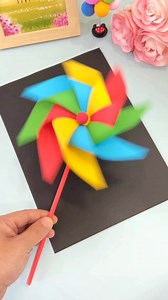 35K views · 807 reactions | A simple and beautiful windmill, let's make one with your children! #parentchildhandmade #handmadediy #children's #coloredpaper #handmade #origamicraft #paperart #origamiwork #papercrafts #love #origamiart #paper #design paper craft ideas | paper craft ideas | Facebook