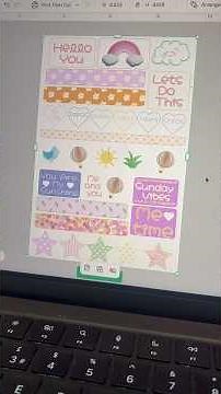 How to Fix Cricut Kiss Cut Stickers Cutting Through #cricutbeginner