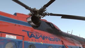 Loading Helicopter Tourist Things in the Arctic. Stock Video - Video of cold, airfield: 71479481
