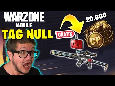 3x 20.000 COD Points Gratis für euch 😍 CoD Warzone Mobile Global Launch