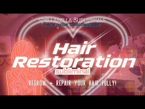 Reverse baldness FAST and completely restore your hair! | Hair Restoration Subliminal 🩷