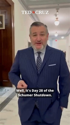 1.6M views · 91K reactions | My office is still open to meet with constituents even 28 Days into the Schumer Shutdown. Come by Texas Tuesday for some coffee! | Senator Ted Cruz | Facebook