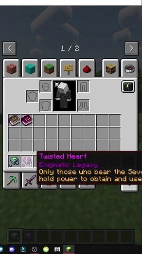 HOW TO GET HEART OF THE EARTH and TWISTED HEART in Enigmatic Legacy MINECRAFT