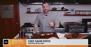 Chef Gavin Pinto from Certified Angus Beef prepares Split Strip Roast