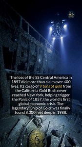 880K views · 9.8K reactions | 9 tons of sunken gold found 131 years after the shipwreck sparked a global financial panic. #history #discovery #shipwreck #historyfacts | GoodScience | Facebook
