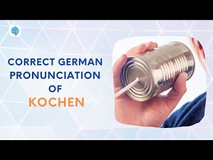 How to pronounce 'kochen' (to cook) in German? | German Pronunciation