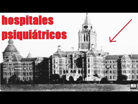 Why were there so many psychiatric hospitals built between the 19th and 20th centuries?