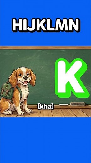El Abecedario 2️⃣ | HIJKLMN #abecedario #learnspanish #abc #kids #shorts