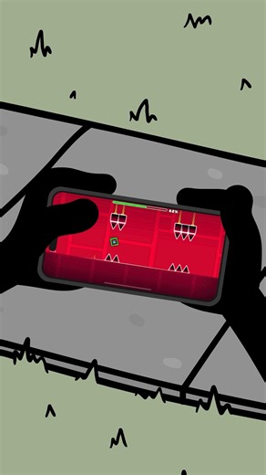 GarrettTheCarrot on Instagram: "Geometry Dash in a Nutshell"