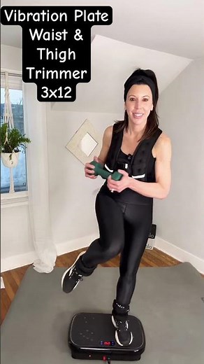 Vibration Plate Waist & Thigh Trimmer #vibrationplateexercises #vibrationplateworkout #toning