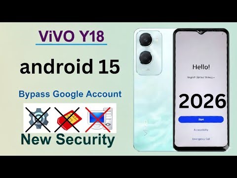 Vivo Y18 FRP Bypass 2026 | Android 15 Google Lock Remove without pc