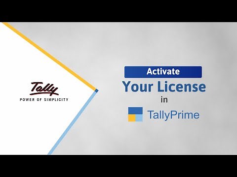 How to Activate Your License in TallyPrime | TallyHelp