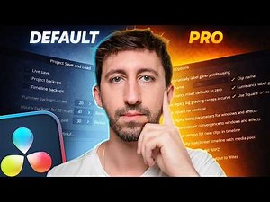 Change These 10 Davinci Resolve Settings IMMEDIATELY