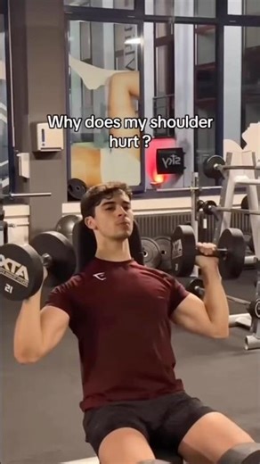 Shoulder Pain When Lifting? You're Doing This WRONG! #gym