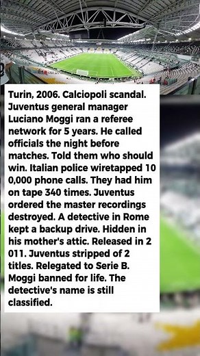 The Match-Fixing Tape Juventus Destroyed in 2006 That One Italian Detective Saved a Copy Of