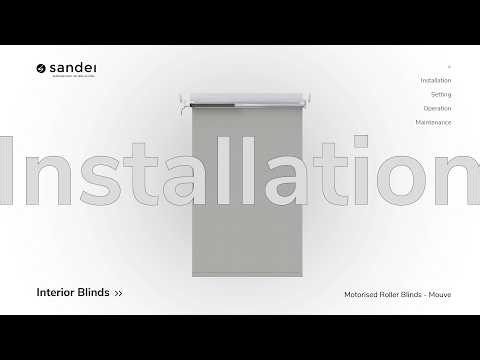Sandei Installation | Motorised Roller Blinds with Mouve