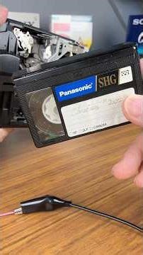 Extracting VHS-C videotape from dead Quasar VM565 camcorder using the Loading Motor #vhs #videotape