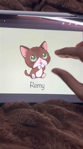 A doodle of my cat 🥰 #cat #kitten #cutecat #catlover #cute #cuteanimal #fyp #catshorts #art #doodle