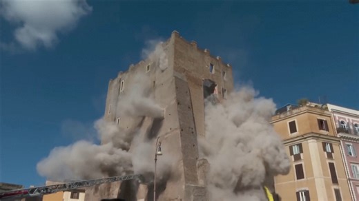 518K views · 961 reactions | WATCH: PARTIAL COLLAPSE OF TOWER NEAR...