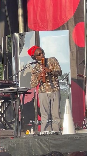 Andre’ 3000 Live at Atlanta Jazz Fest #flutemusic