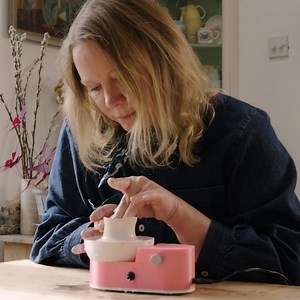 11K views | Make pottery at home? No studio needed! Compact, beginner-friendly wheel for all skill levels. Curious or seasoned maker, bring ceramic visions to life easily & have fun! Join our community of makers who've discovered the calming joy of pottery. Ready to get started? | Small Ceramics | Facebook